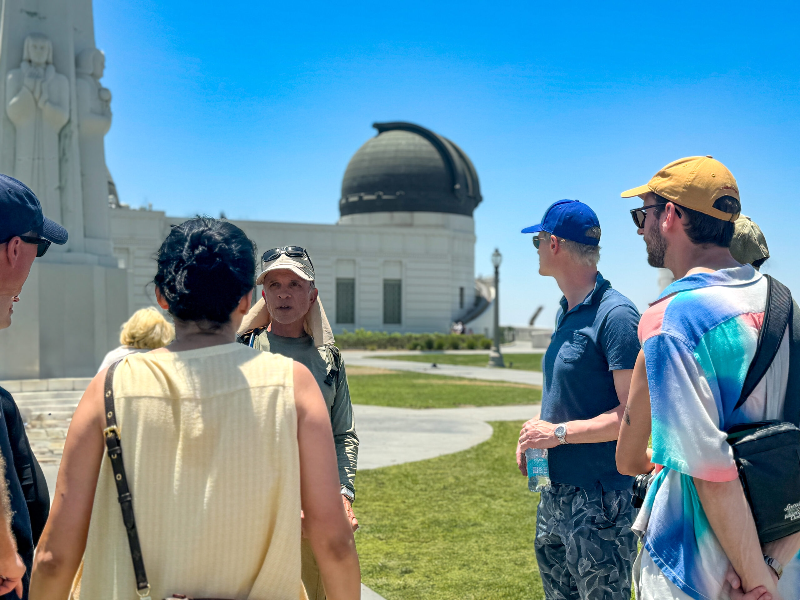 Seeing the amazing architecture of the Griffith Observatory for the first time